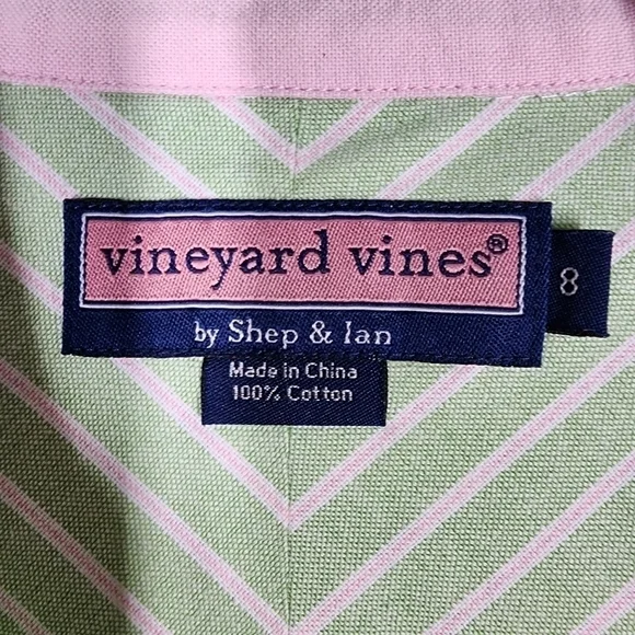 VINEYARD VINES STRIPED RUFFLED SHIRT - Picture 7 of 7